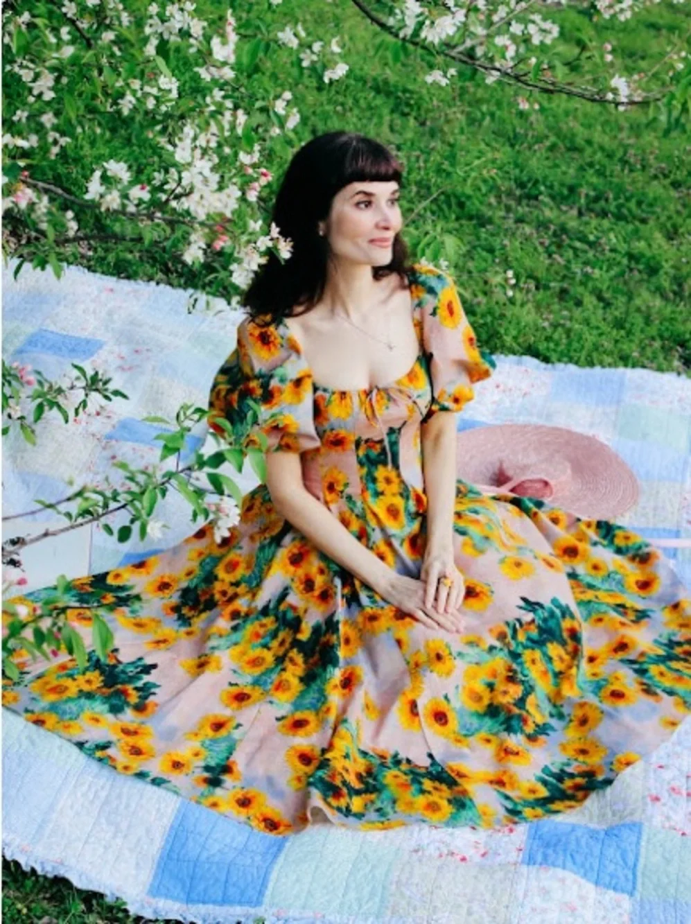 Selkie Monet Sunflower Day Dress
